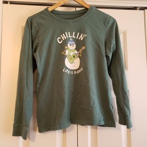 life is good long sleeve tshirt EUC
